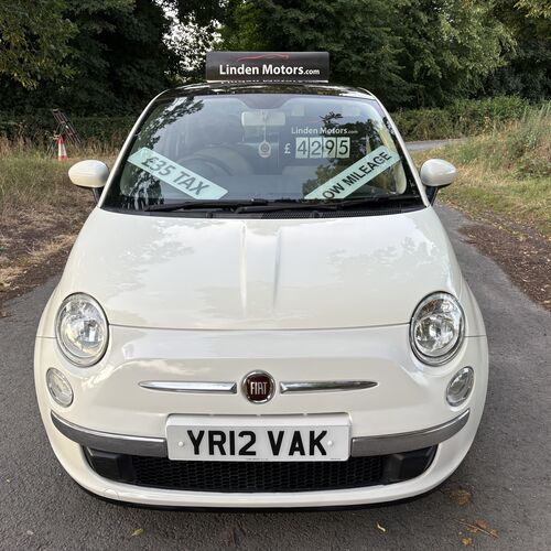 2012 (12) FIAT 500 LOUNGE 1.2 3 DOOR