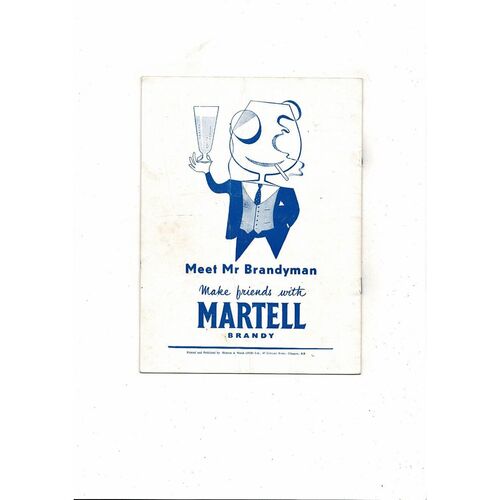 Celtic v Valencia Fairs Cup Football Programme 1962/63