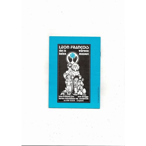 Club Brugge v Real Madrid European Cup Football Programme 1976/77