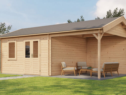 400cm x 400cm + 300cm Veranda