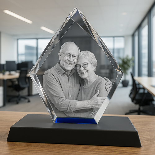 The Super Large 3D Jura Colour Iceberg Crystal