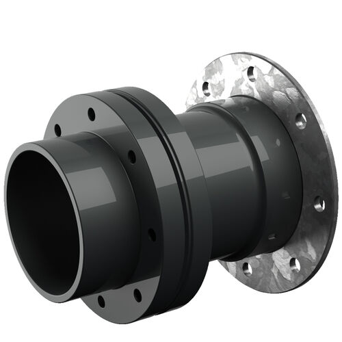 6" PVC Fully Flanged Tank Connector