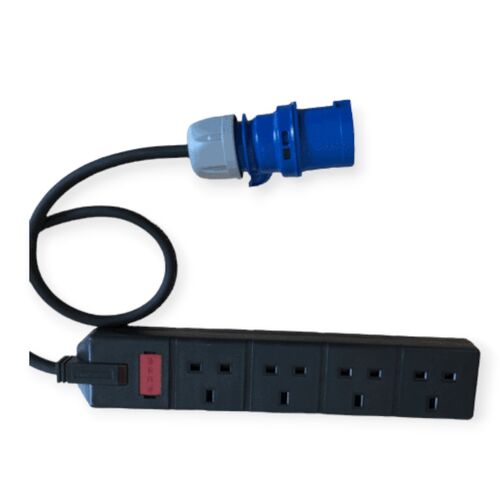 16amp to 13amp 4 gang sockets