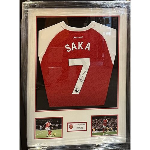 Bukayo Saka Hand Signed Shirt