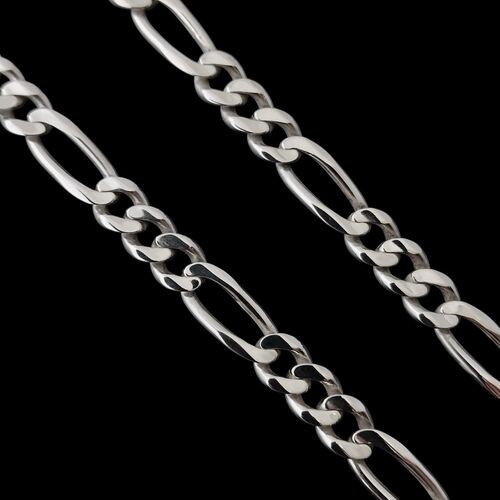 Sterling silver figaro chain