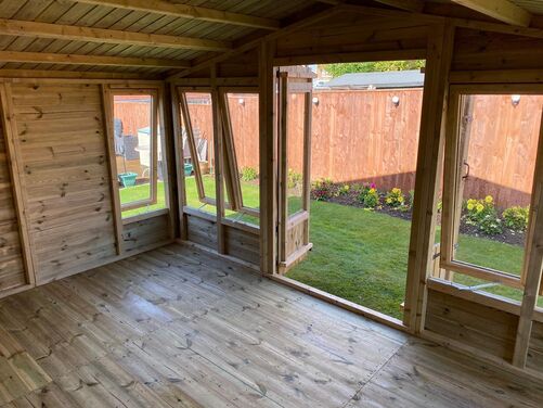 #SHA083 14x10 Apex Summer House