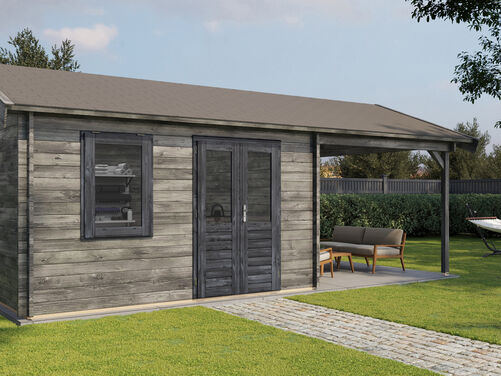 400cm x 400cm + 300cm Veranda