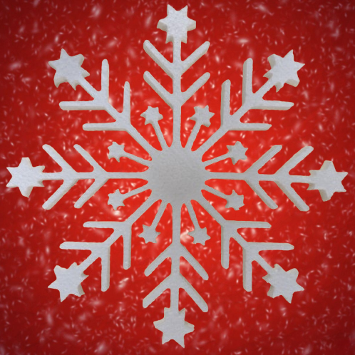 400mm Snowflakes 10 Pack, design 3
