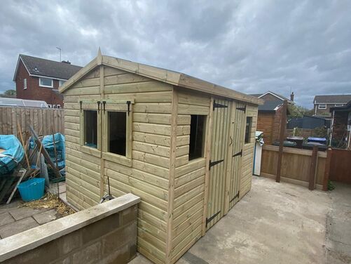 #A077 10x8 Apex Shed