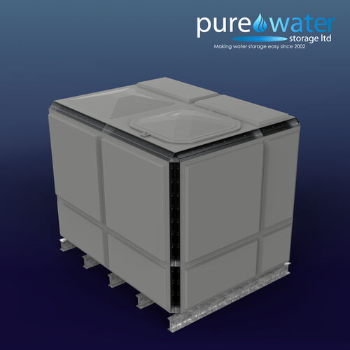 PW.2X1.5X1.5.TIF.AG - 5853 LITRE SECTIONAL WATER TANK, TOTALLY INTERNALLY FLANGED (TIF)