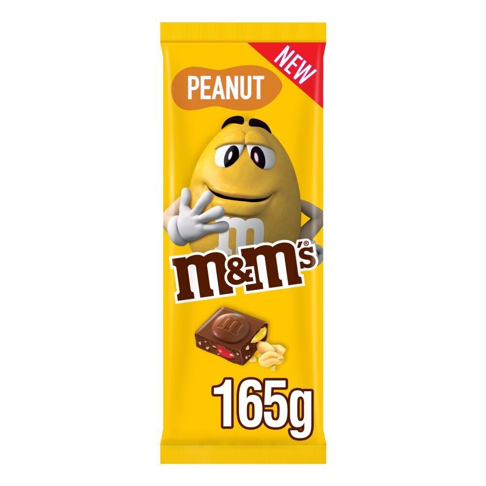 M&M's Crunchy Peanut & Milk Chocolate Block Sharing Bar