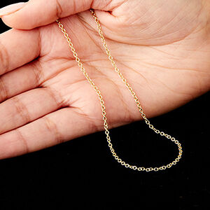 9ct yellow gold 2mm trace chain