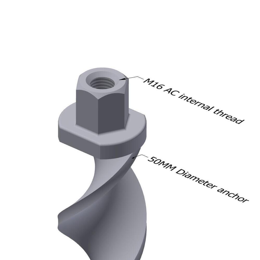 Anchor - Spirafix 50mm AC Type (scroll down page for accessories)