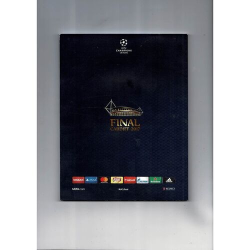 2017 Juventus v Real Madrid Champions League Final Football Programme