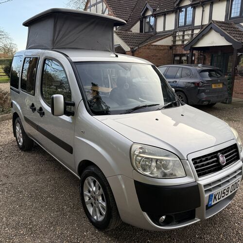 2009 Fiat Doblo 1248cc Diesel Micro Camper Van Urban Campers 2 Berth