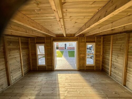 #PVC045 16x14 Pent Summer House