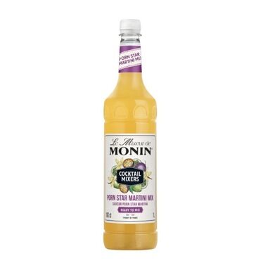 Monin Summer Cocktail & Mocktail Mix Bundle – 6 x 1L Bottles (Porn Star Martini, Piña Colada, Margarita, Mojito, Mai Tai, Daiquiri)