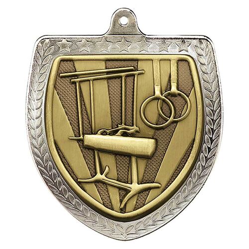 Cobra Gymnastics Shield Medal Silver