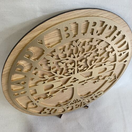 Customised Tree Of Life Birthday Gift | Custom Birthday Present | Tree Of Life Monogram