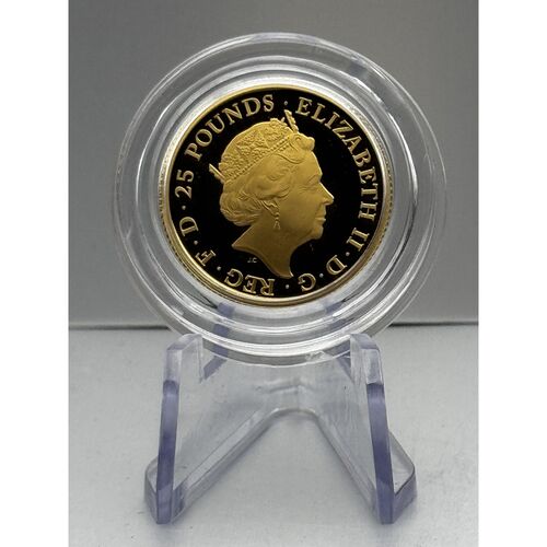 2021 Gold 1/4 Ounce Proof Queens Beast Griffin of Edward