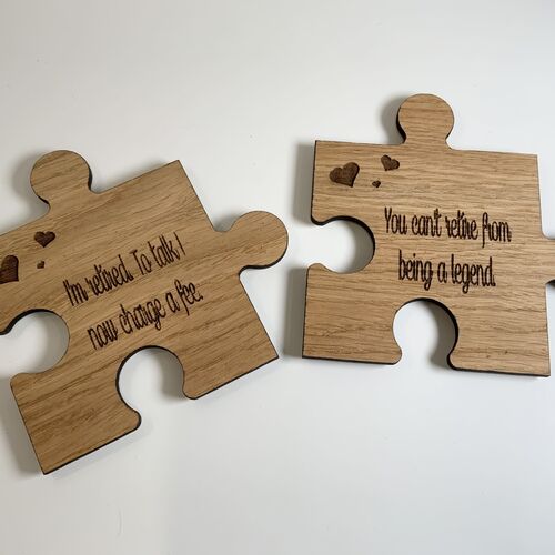 Retirement Jigasaw Coaster