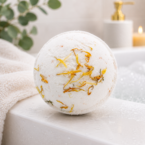 Flair & Foxy Lemon, Orange & Ginger Bath Bomb
