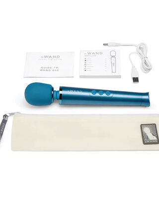 Le Wand Le Wand Petite Rechargeable Massager Blue
