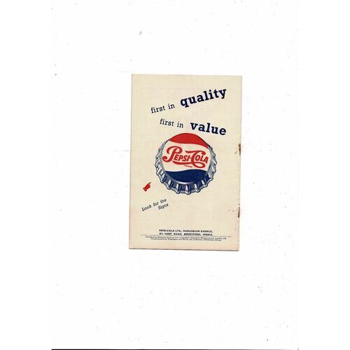 1952 Leyton v Walthamstow Avenue Amateur Cup Final Football Programme