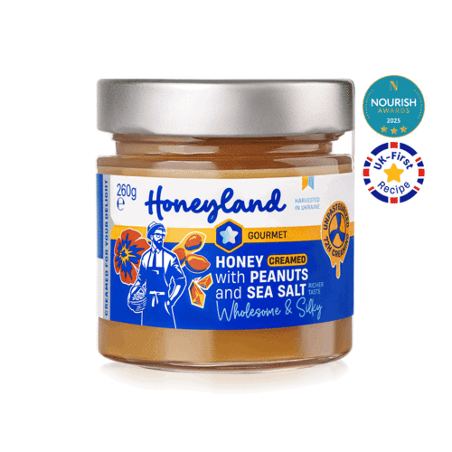 UKRAINE Honey with Peanuts & Sea Salt