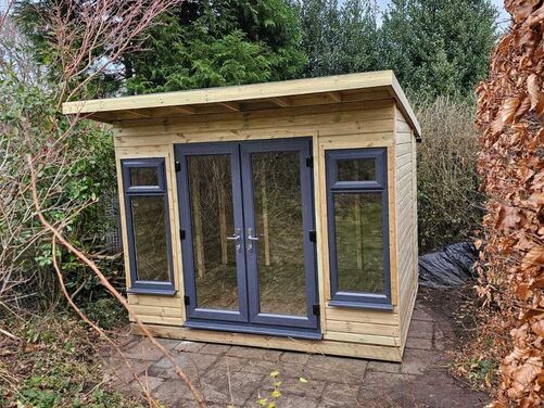 #PVC062 10x8 Pent Summer House