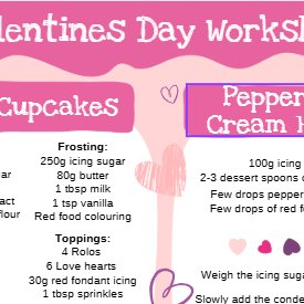 Workshop RC - Valentine Yr 3 - Love Cupcakes