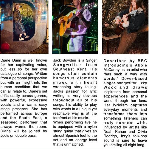 Thursday 30th April/Secret Sounds Supper Club