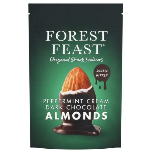 Forest Feast Peppermint Cream Dark Chocolate Almonds 120g