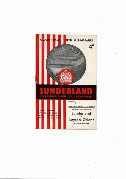 Football Programmes being listed today