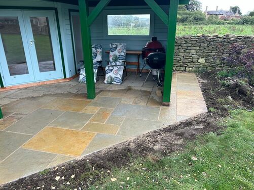 Timber garden building, wooden garden building, outside spaces, patios in dorchester, landscaping in dorchester