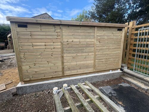 14x10 Apex Garage Shed