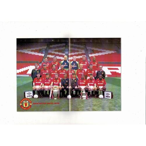 Barcelona v Manchester United Champions League Football Programme 1994/95