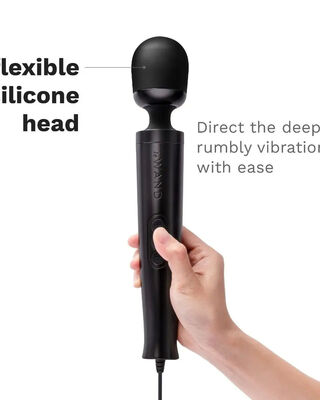 Le Wand Diecast Plug-In Massager Black