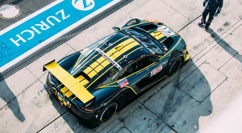 Renault race car motorsport livery and graphics