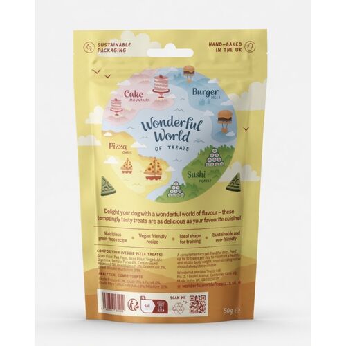 Wonderful World of Treats - Veggie Pizza 50g