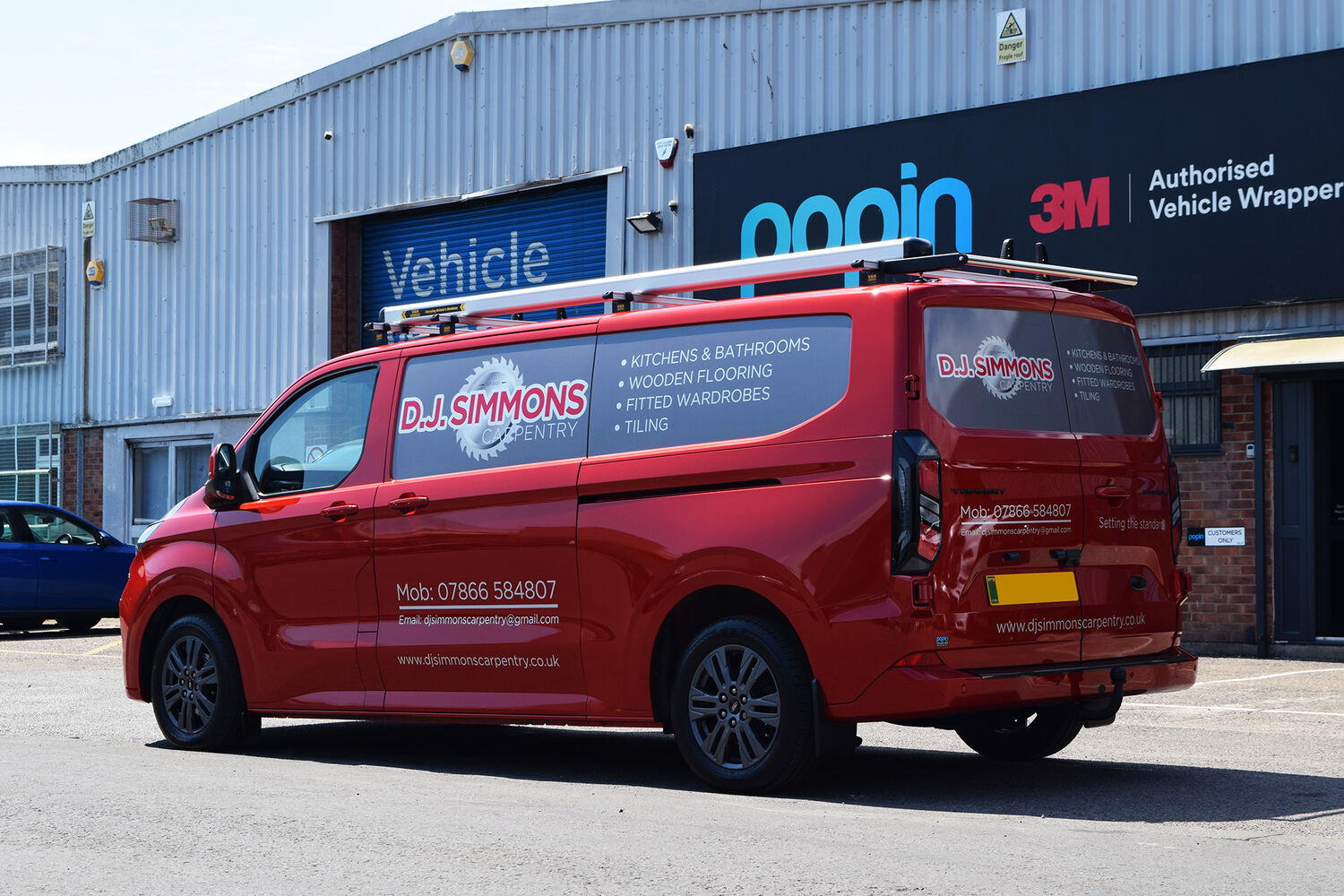 D.J. Simmons Carpentry - Ford Transit Custom