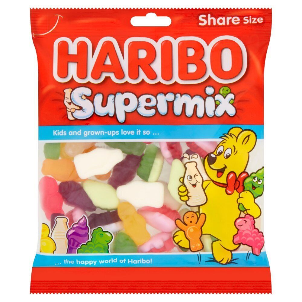 HARIBO Supermix Jelly Sweets Sharing Bag
