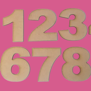 Sweet Filled Numbers - 0 to 9