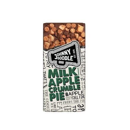 Milk Chocolate Apple Crumble/ Pie Slab by Johnny Doodle 150g