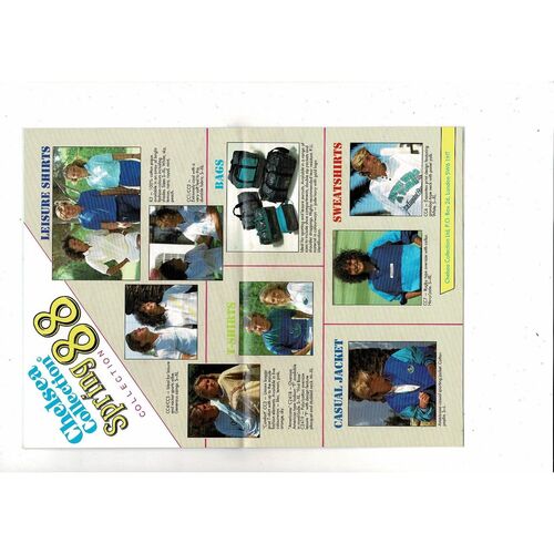 1988 Chelsea v Middlesbrough Play Off Football Programme + Match Ticket