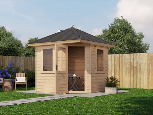 2.4mtr x 2.4mtr Pyramid Roof Cabin