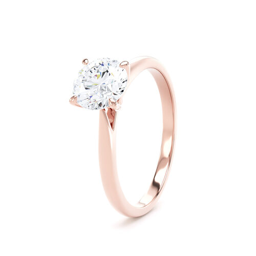 Round brilliant classic diamond solitaire