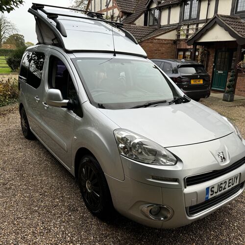 2012 Peugeot Partner Tepee Camper Day Van 2 Berth 1.6HDi Awning TowBar