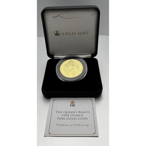 2016 Gold 1 Ounce Queens Beast Lion of England