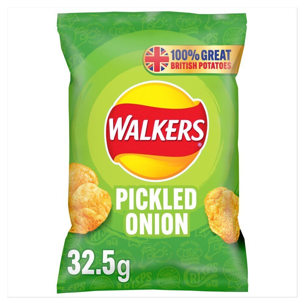 Walkers Pickled Onion Crisps
